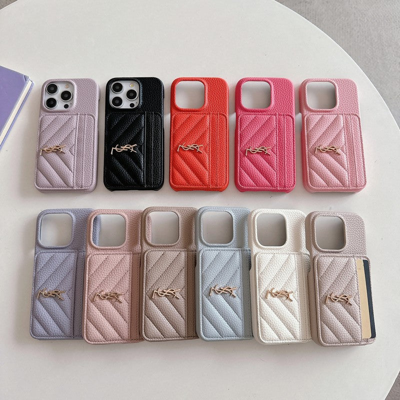 Saint Card Bag Color Leather iPhone Case1 mysite