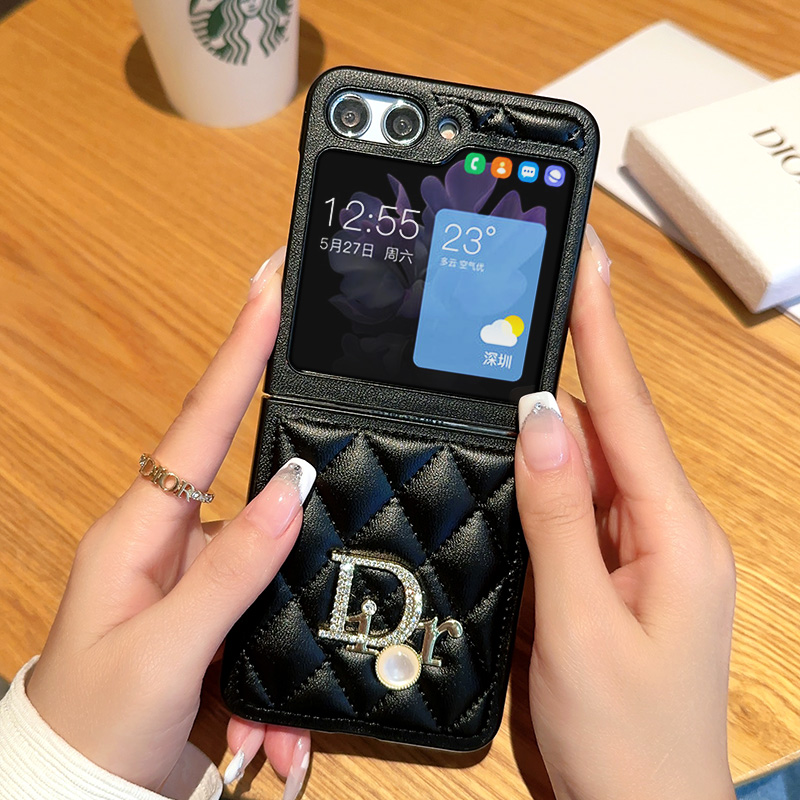Samsung Classic Leather Galaxy Z Flip 6/5/4/3 Cases mysite