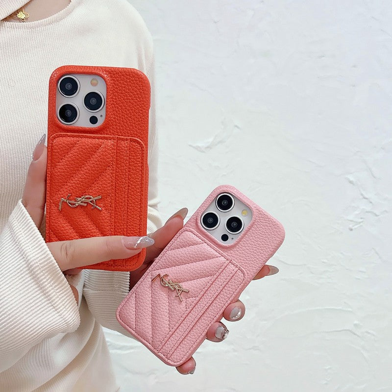 Saint Card Bag Color Leather iPhone Case1 mysite