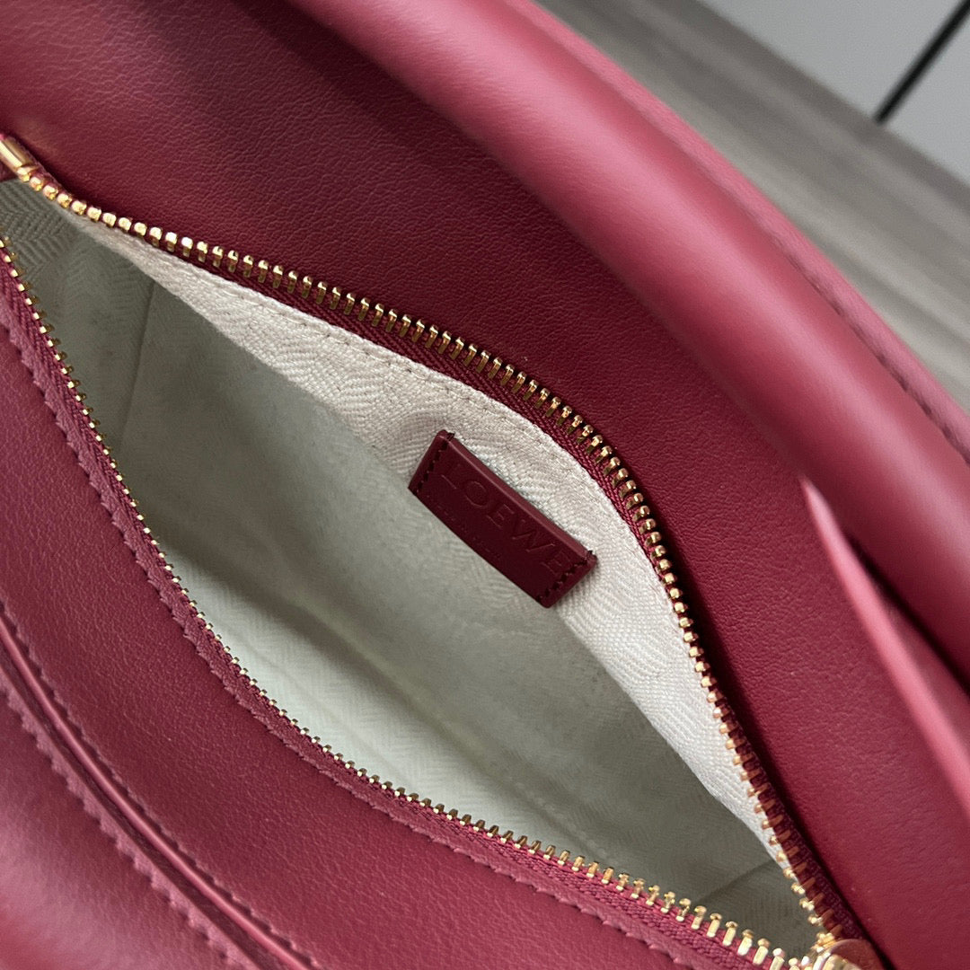 SMALL PUZZLE 24CM DARK BURGUNDY CALFSKIN mysite