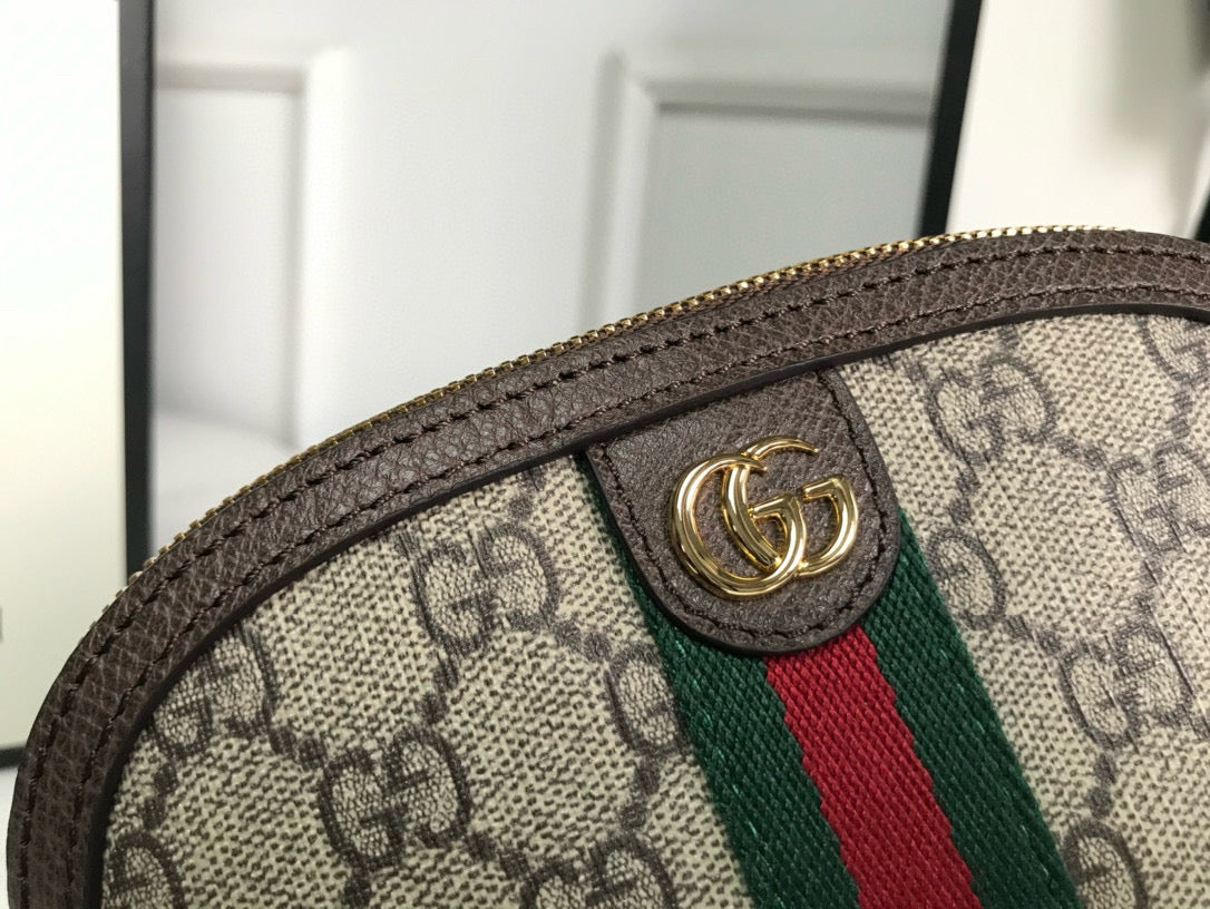 ophidia small 17cm comestic pouch beige monogram canvas mysite