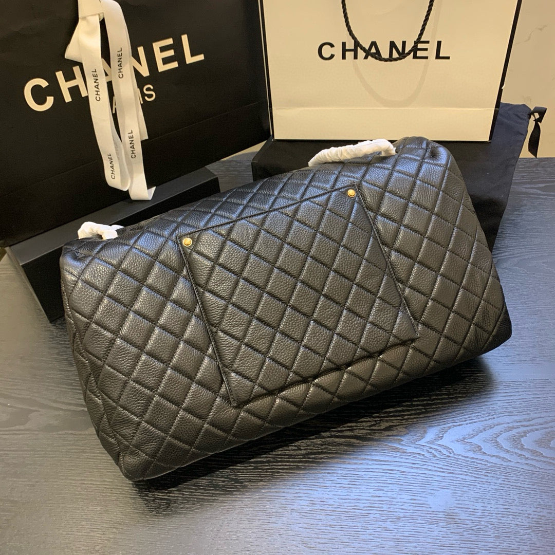 Classic Bag 91169 46cm black calfskin gold hardware mysite
