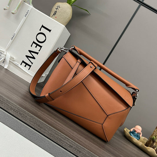 Small Puzzle 24 bag in classic gold calfskin shw mysite