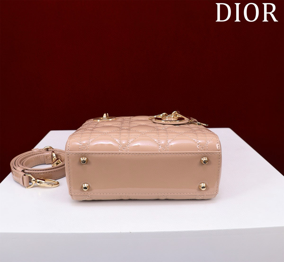Mini Lady 17 My ABC Light Pink Patent Calfskin mysite