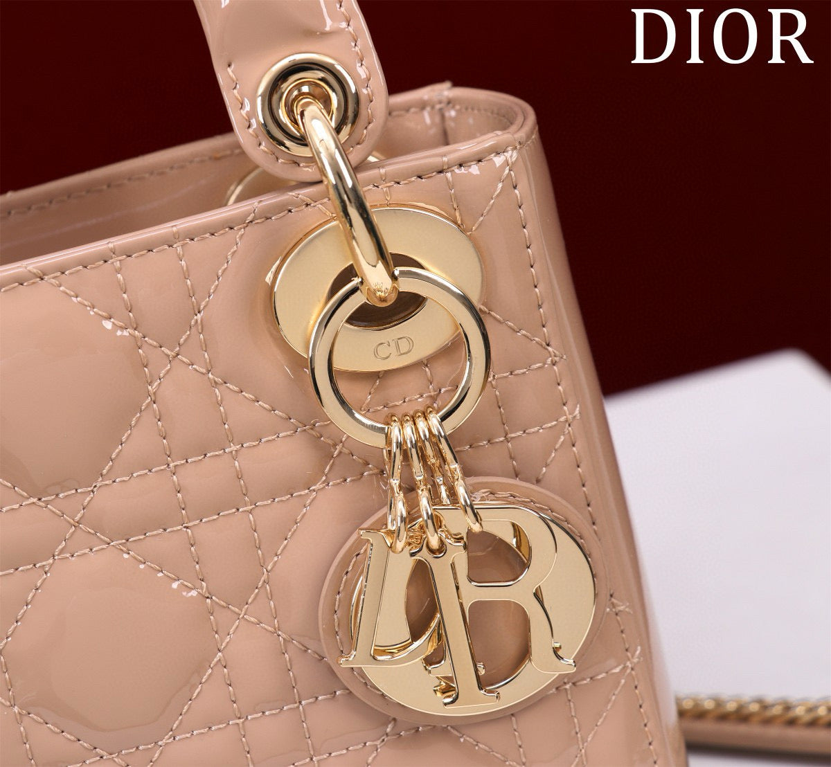 Mini Lady 17 My ABC Light Pink Patent Calfskin mysite