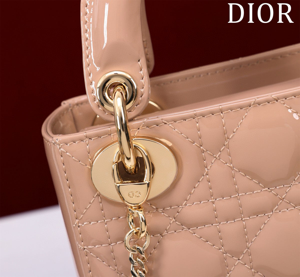 Mini Lady 17 My ABC Light Pink Patent Calfskin mysite