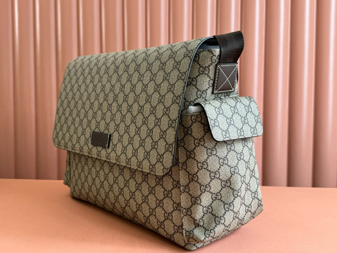 GC Large Changing Bag Beige Ebony Monogram Canvas mysite