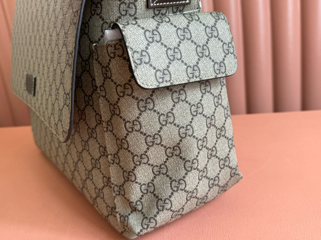 GC Large Changing Bag Beige Ebony Monogram Canvas mysite