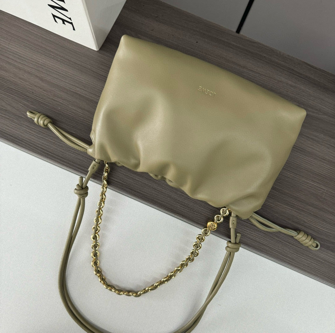 Loewe Flamenco Lucky Bag 30 Eucalyptus Green Nappa Lambskin mysite