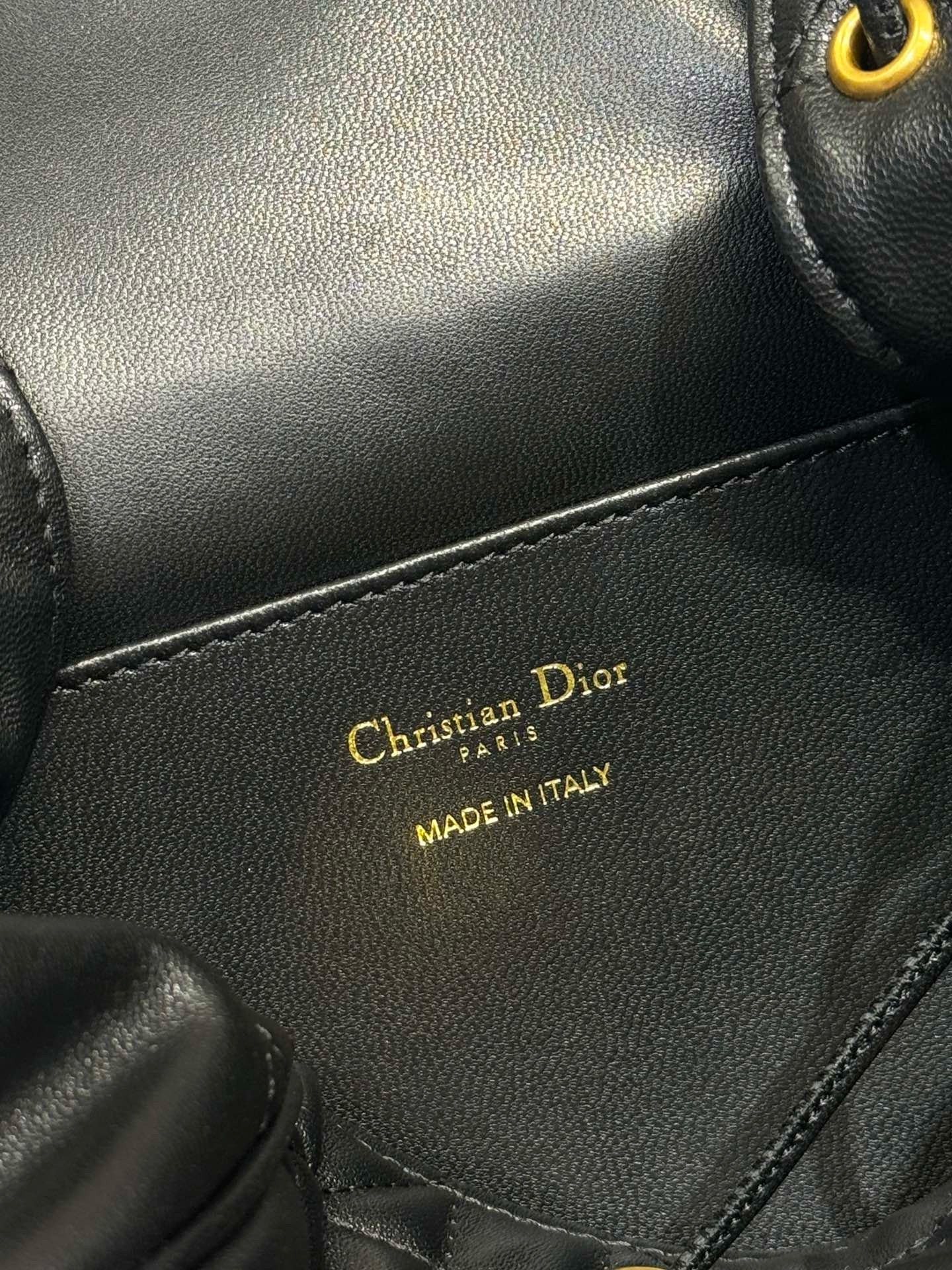 CD Caro Medium Size Backpack Black Sheepskin  23 x 26.7 x 12.5 cm mysite