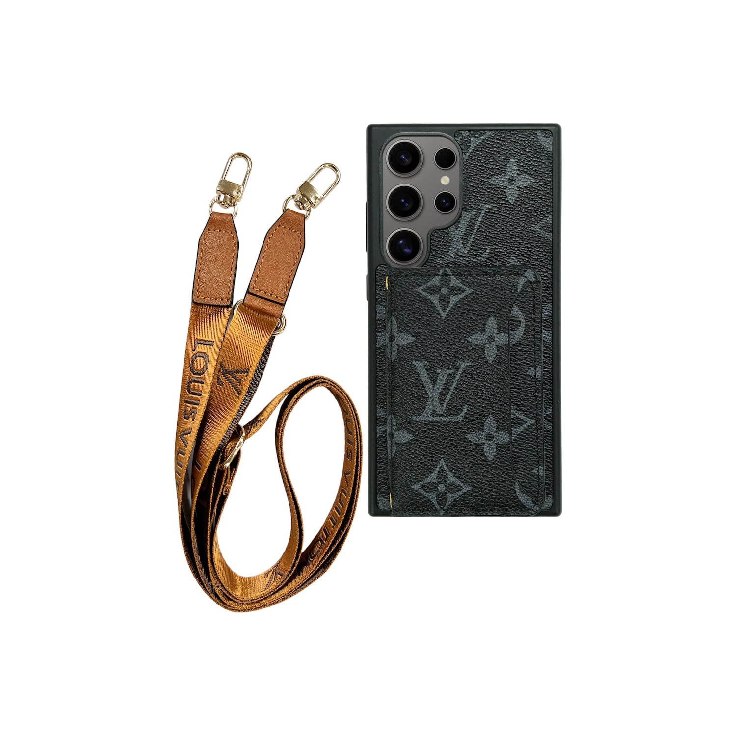 Cardholder x Lanyard Signature Black Case | Samsungs mysite