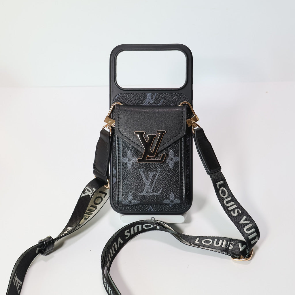 LV Crossbody Phone Case For iPhone 17 / 16 / 15 / 14s mysite
