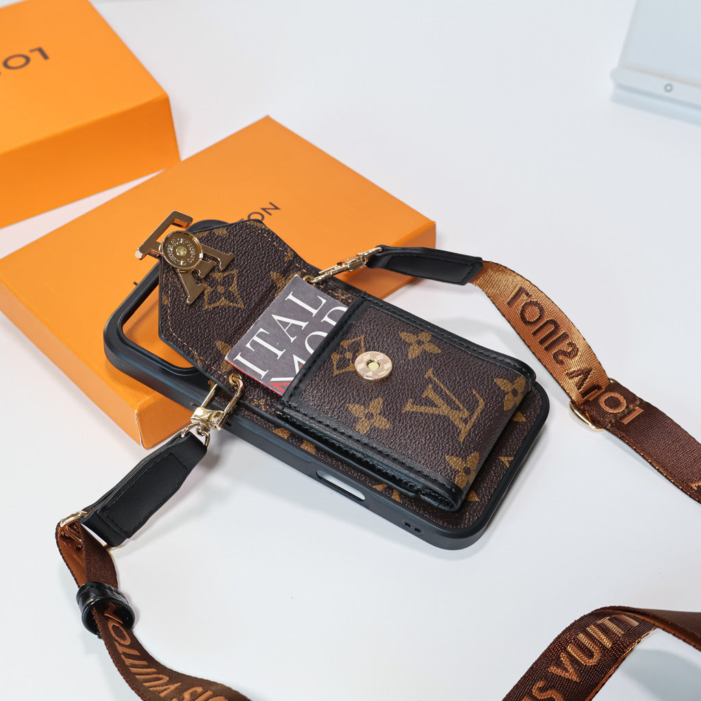 LV Crossbody Phone Case For iPhone 17 / 16 / 15 / 14s mysite