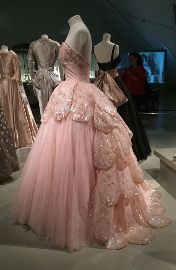 Pink Sweetheart Ball Gown Prom Dress with Lace P1176s mysite