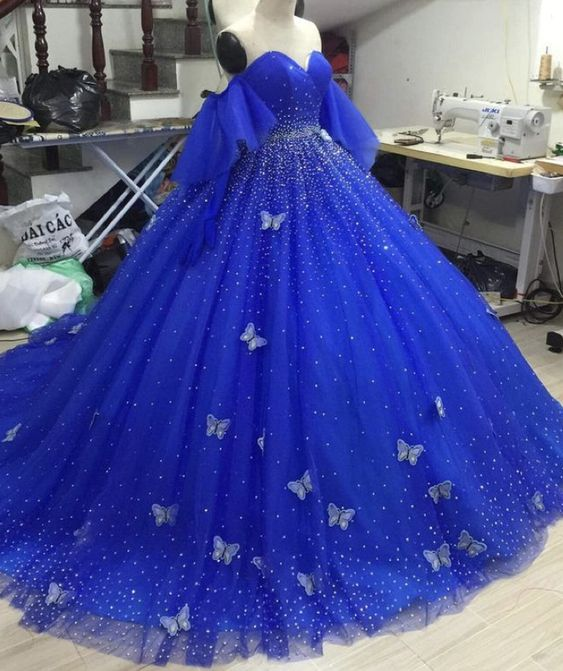 elegant quinceanera dresses lace appliques tulle ball gown Prom Dress, Evening Dress gh2019s mysite