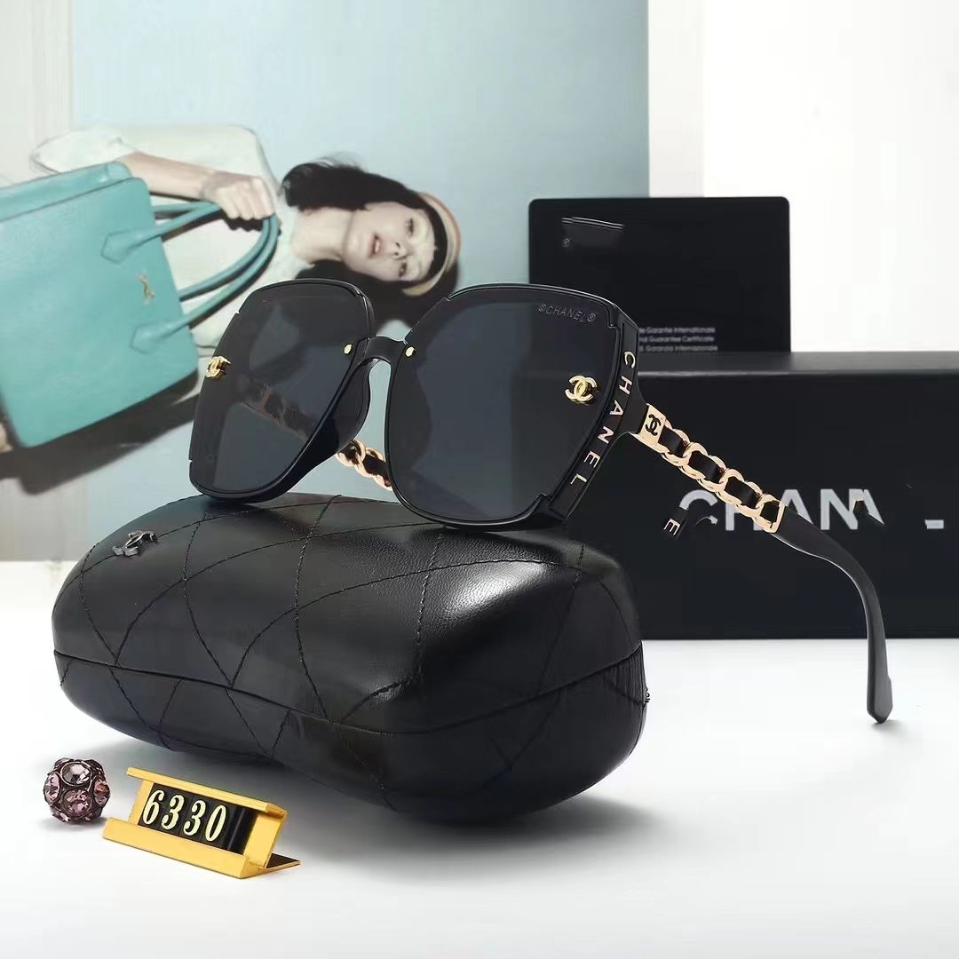 Women's Fashion Full Frame Letter Sunglasses 6330s mysite