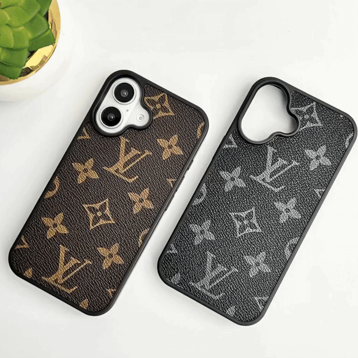 Luxury Brand Leather Case For iPhones mysite