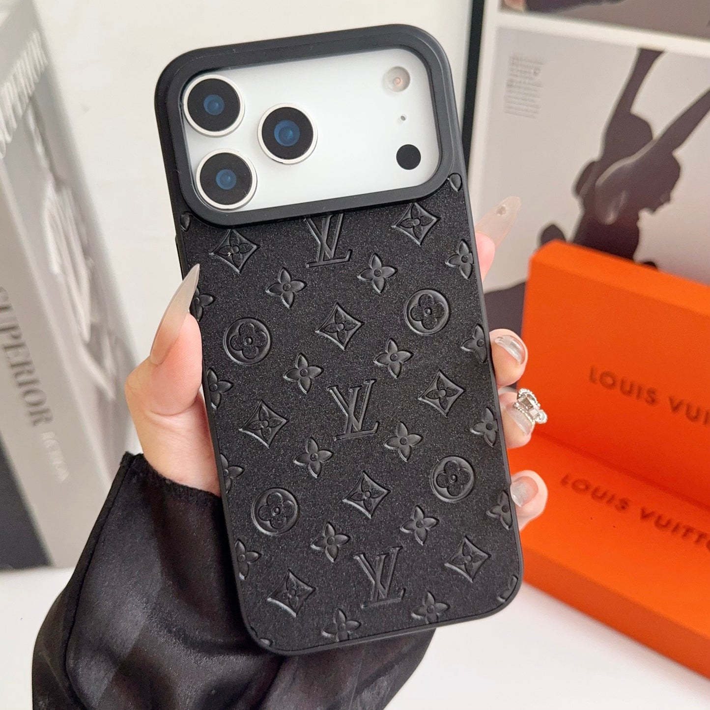 Lux LV Leather Phone Case For iPhone 17 / 16 / 15 / 14s mysite