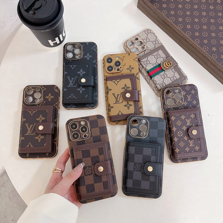 Luxury Classic Color Card Bag Apple iPhone Cases mysite