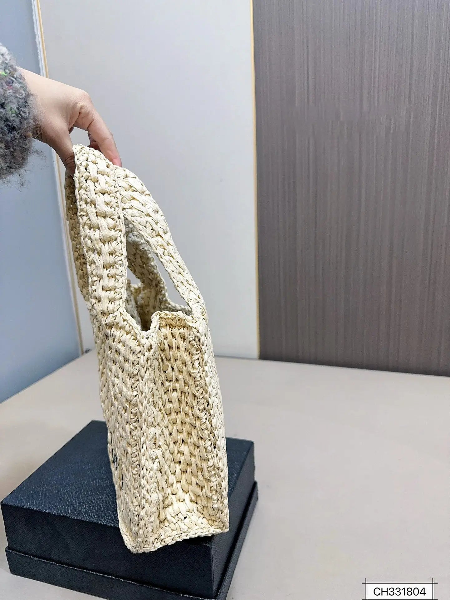 LOEWE Trend Straw Tote Bag 24x19cm mysite