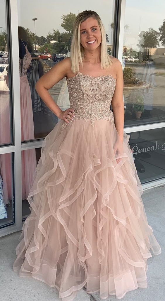 Princess Strapless Long Ball Gown Prom Dresses   cg12316s mysite