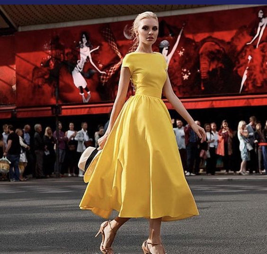 European Yellow Ball Gown prom Dress  cg7281s mysite