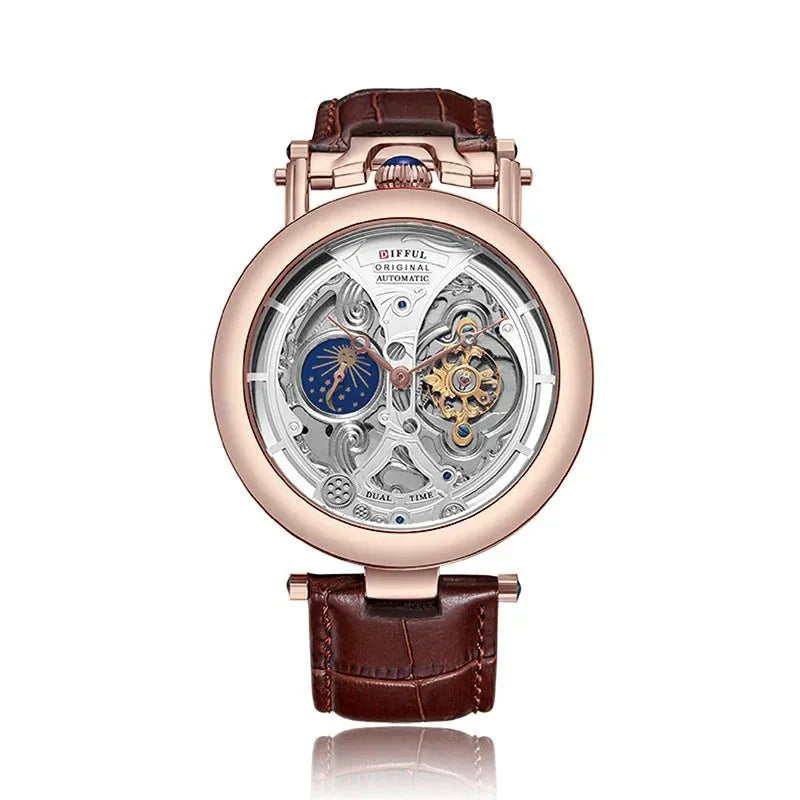 CrystalX Skeleton Men's Mechanical Watchs-1 mysite