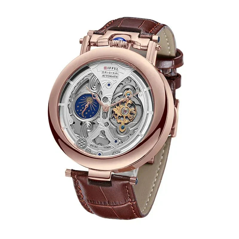CrystalX Skeleton Men's Mechanical Watchs-1 mysite