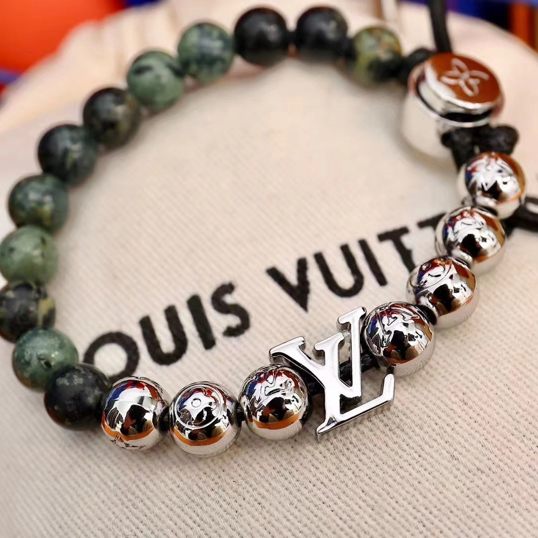 Monogram Adjustable Beads Bracelet-s mysite