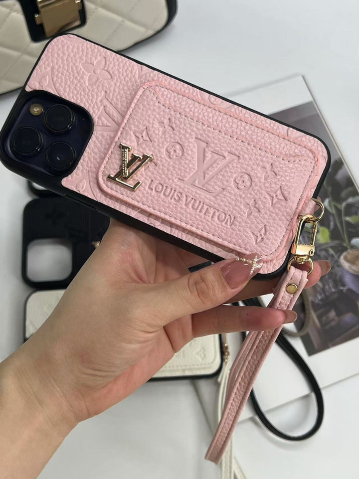 Luxe Card Holder Strap Case – Inspired Elegance for iPhones mysite