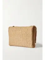 YSL SAINT LAURENT Kate medium raffia shoulder Bag mysite