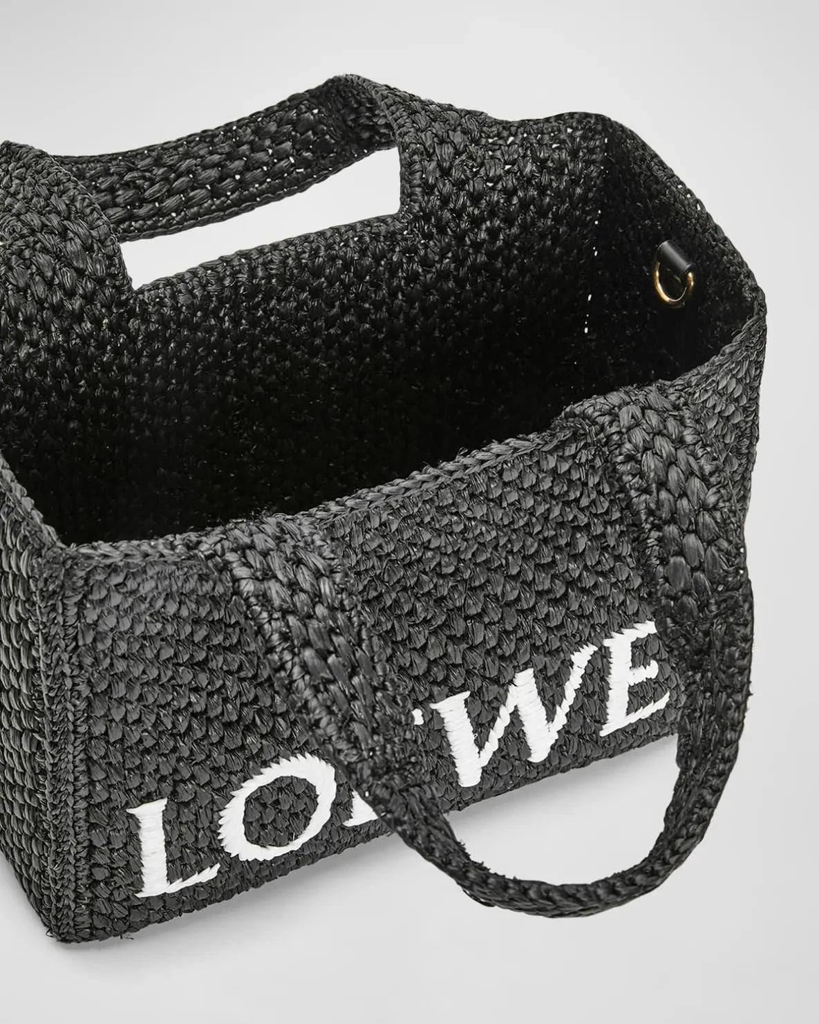 LOEWE x Paula¡¯s Ibiza Font Tote Small Bag in Raffia mysite