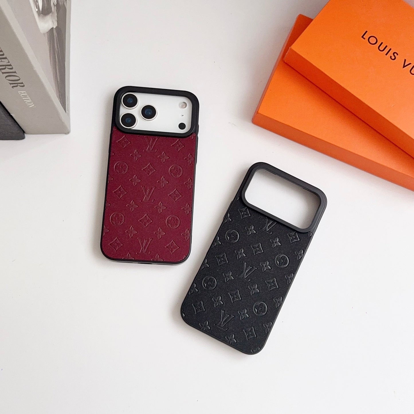 Lux LV Leather Phone Case For iPhone 17 / 16 / 15 / 14s mysite