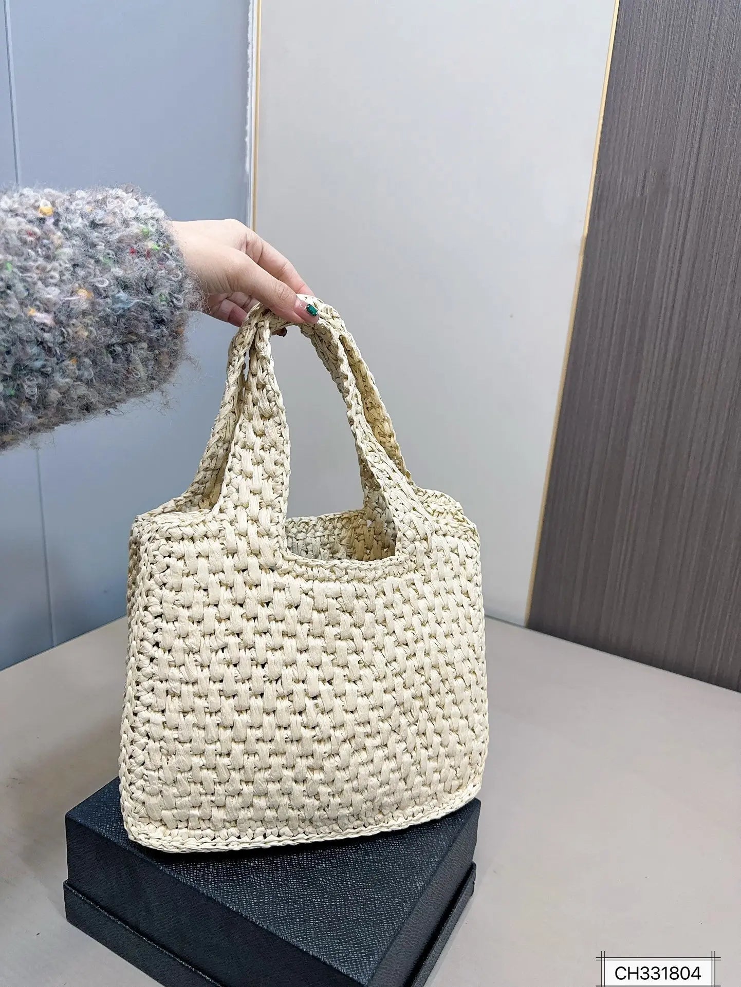 LOEWE Trend Straw Tote Bag 24x19cm mysite
