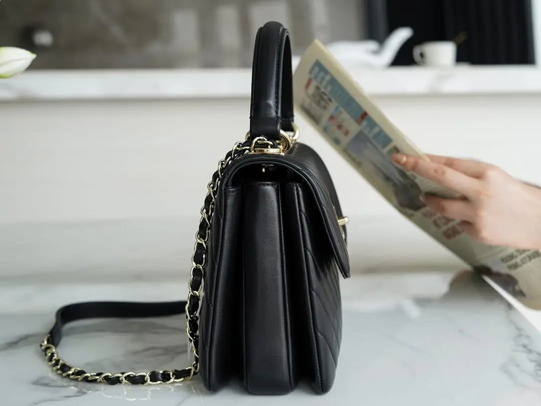 CHANEL Trendy CC25 Pre-Owned medium Chevron Trendy handbag  25cm mysite