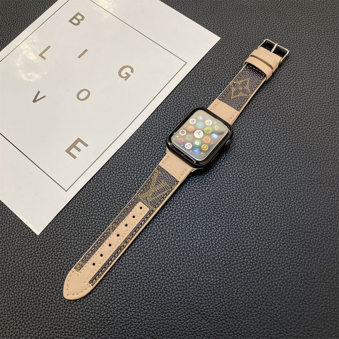 APPLE WATCH STRAP STITCHING MONOGRAM LEATHERs-1 mysite