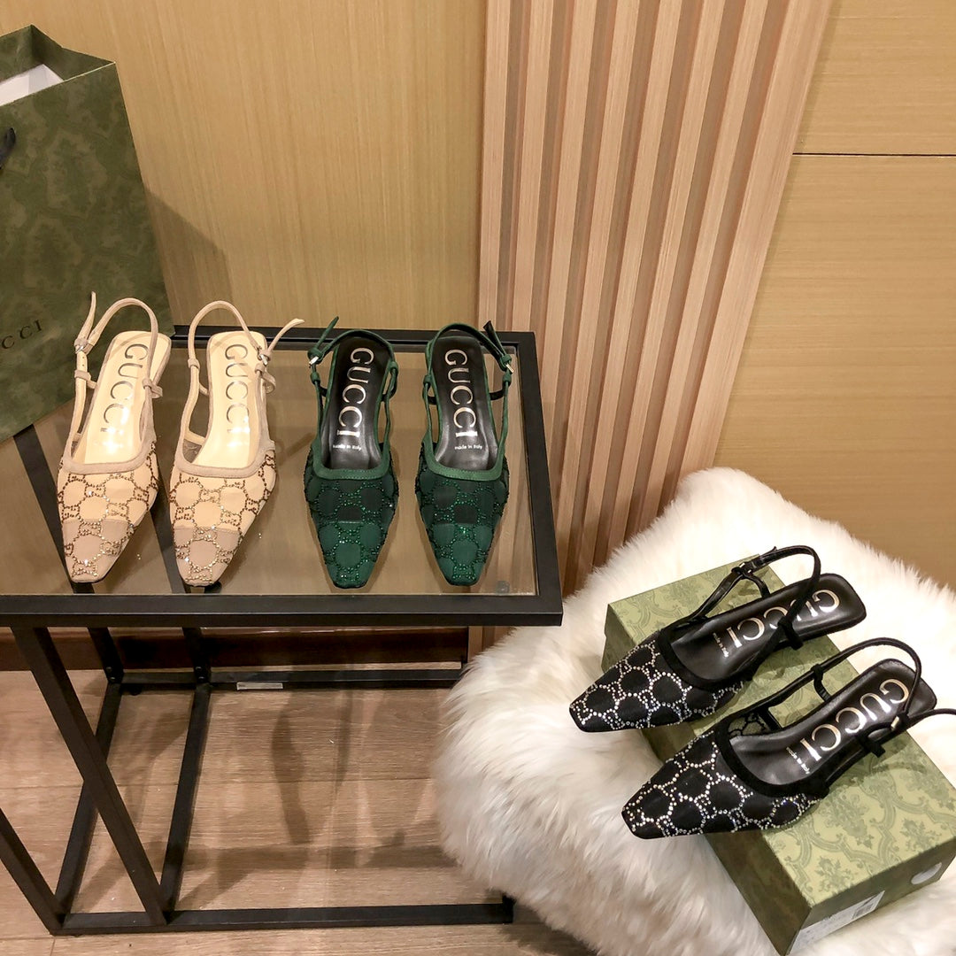 Diamond G Back Strap Mes-1h Low Heel Sandals-1 mysite