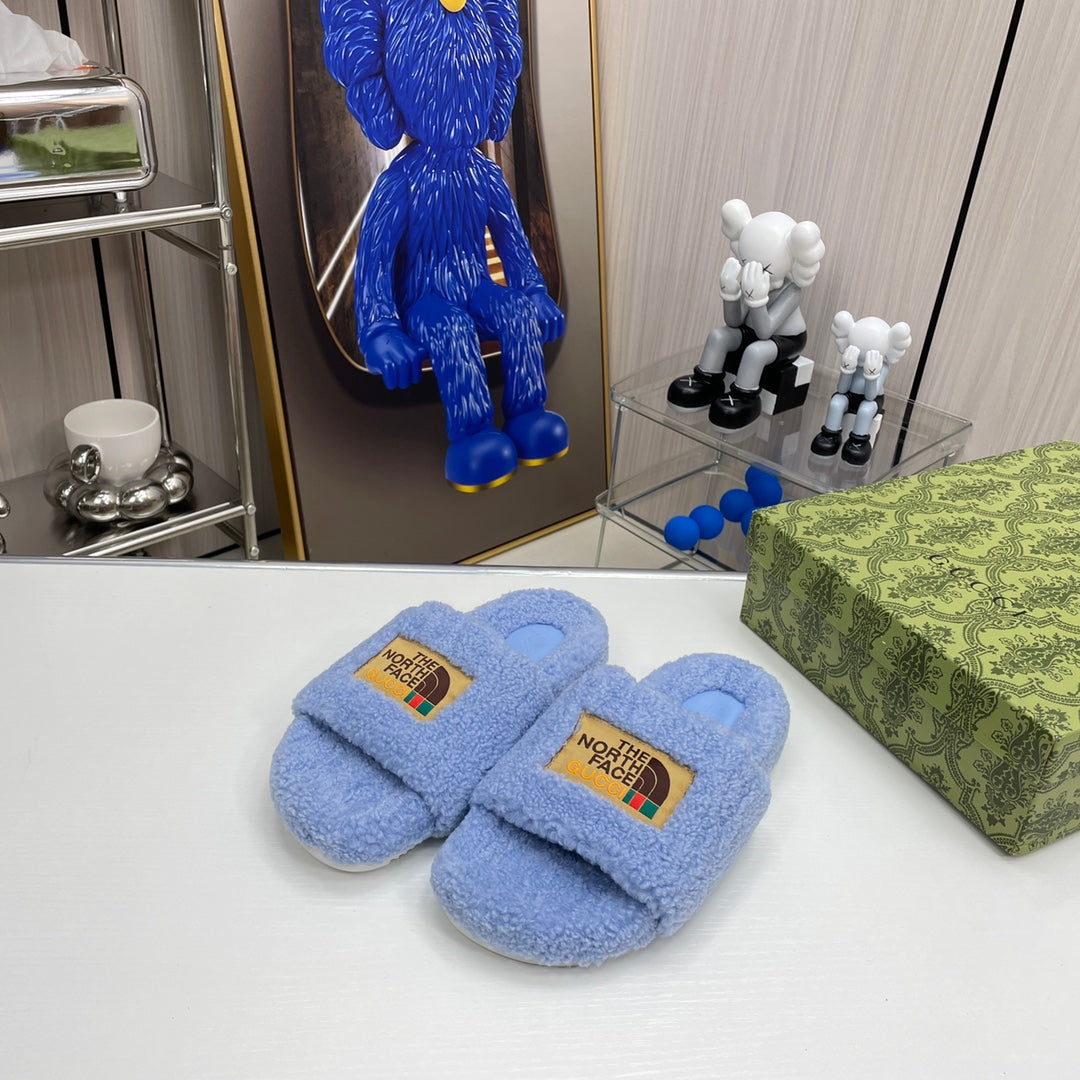 Trendy Co-Branded Wool Slippers-1 mysite