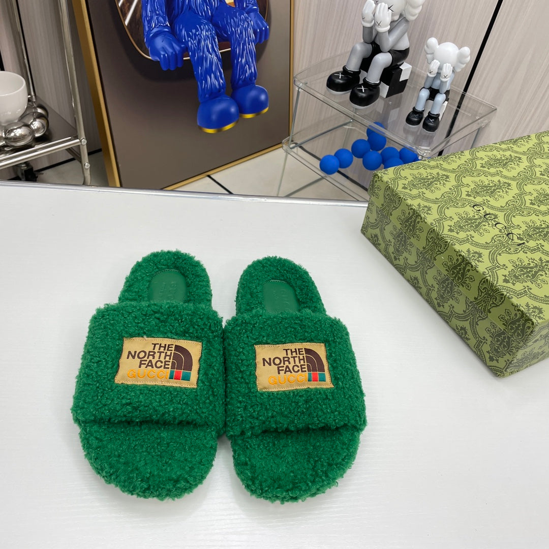 Trendy Co-Branded Wool Slippers-1 mysite