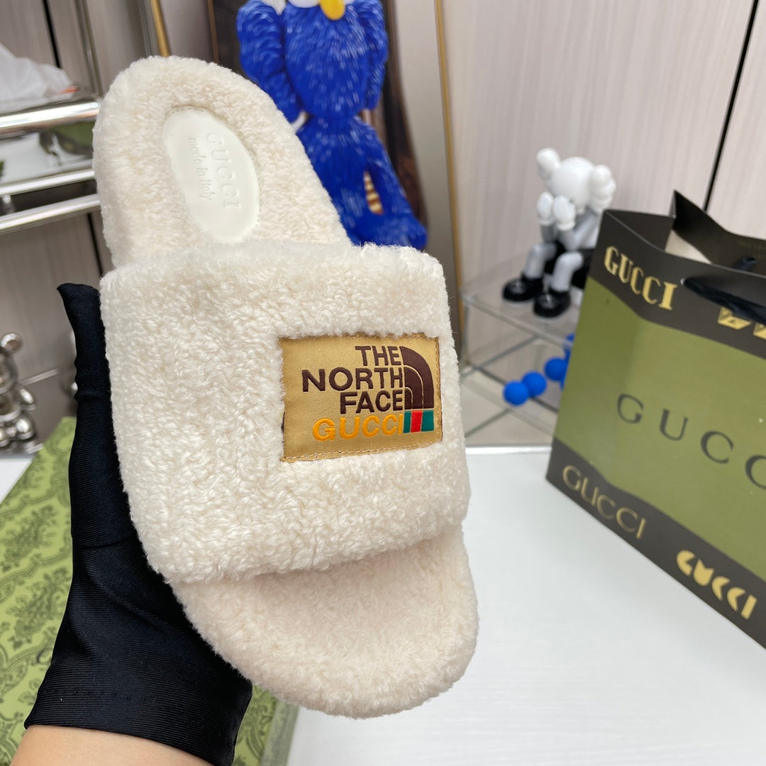 Trendy Co-Branded Wool Slippers-1 mysite