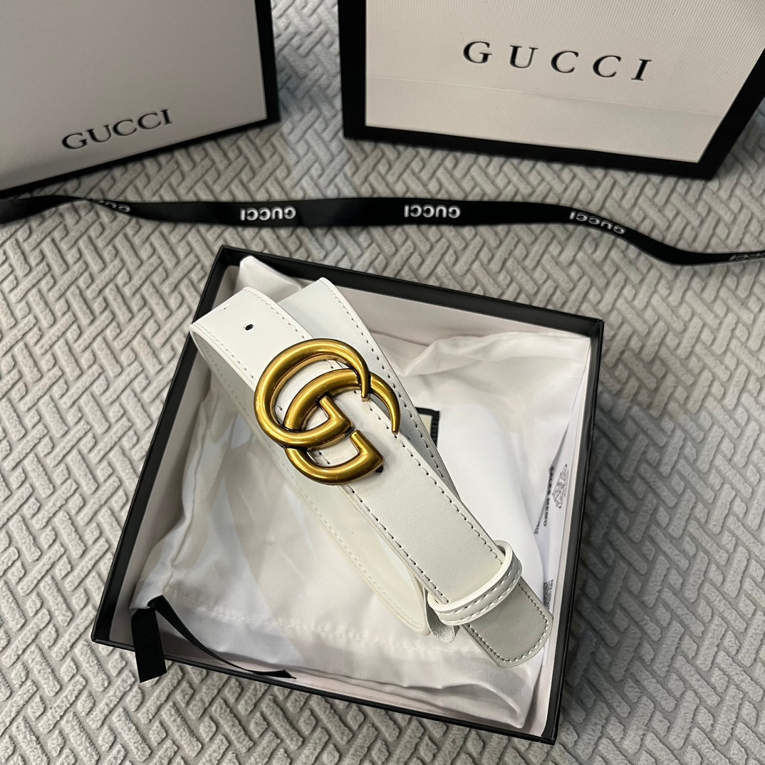 Golden Metal Logo Women Belts mysite