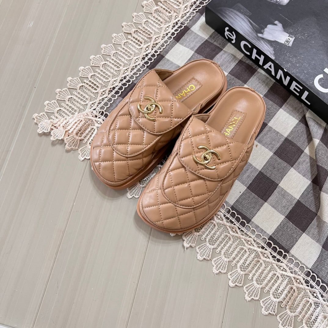 Buckle Thick Sole Half Slipper mysite