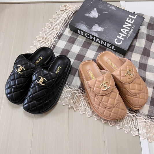 Buckle Thick Sole Half Slipper mysite