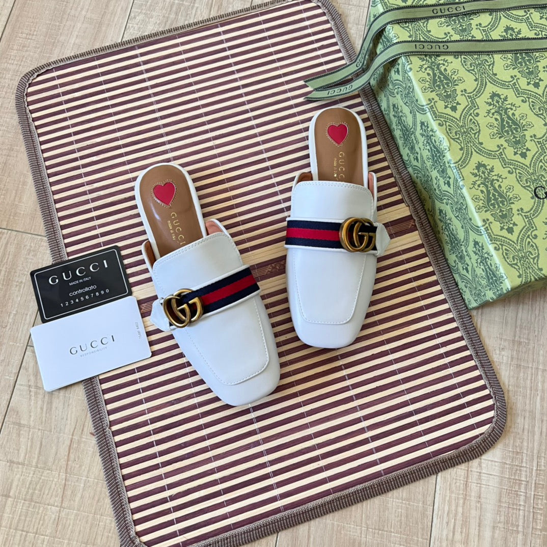 Retro Leather Half-Covered Loafers-1 mysite