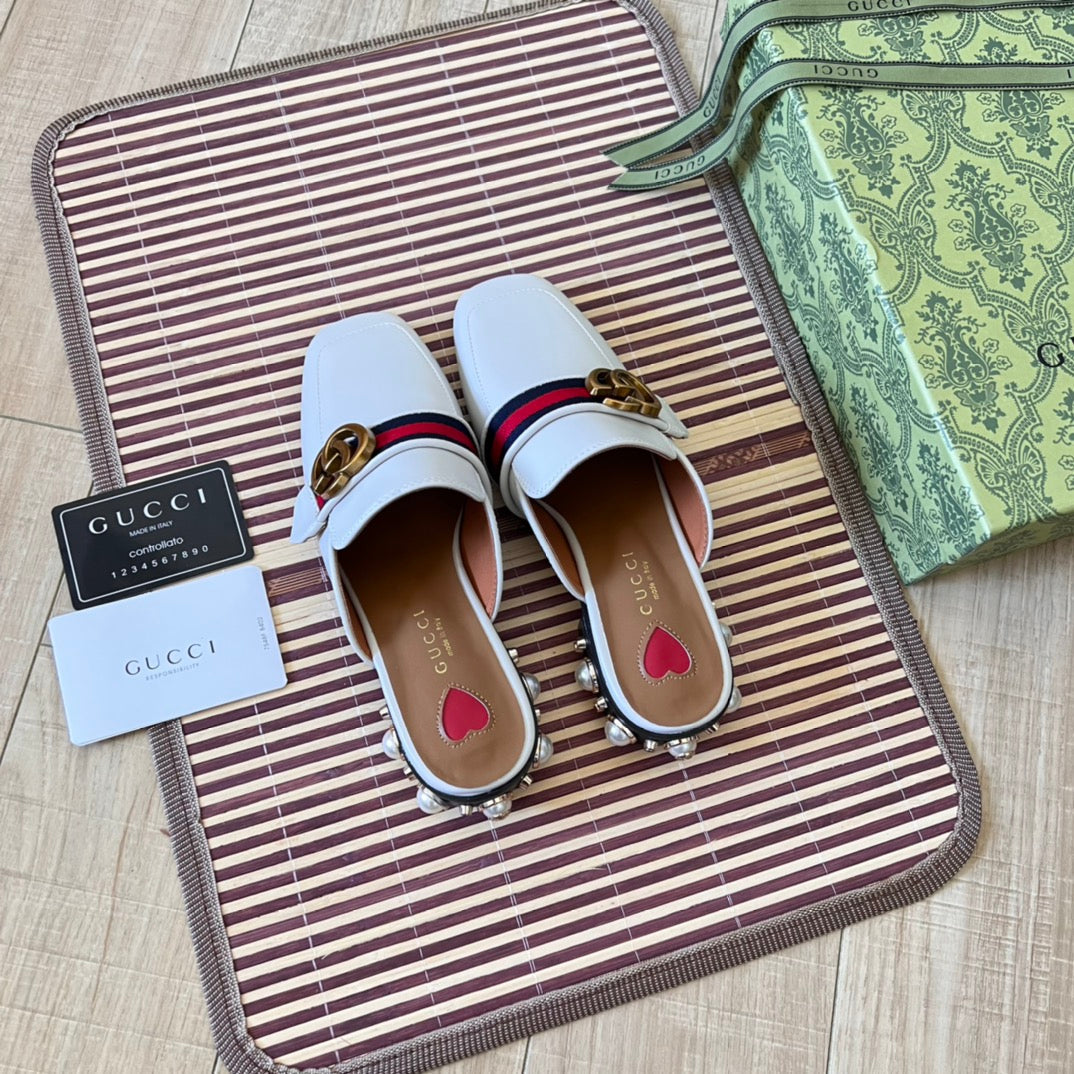 Retro Leather Half-Covered Loafers-1 mysite