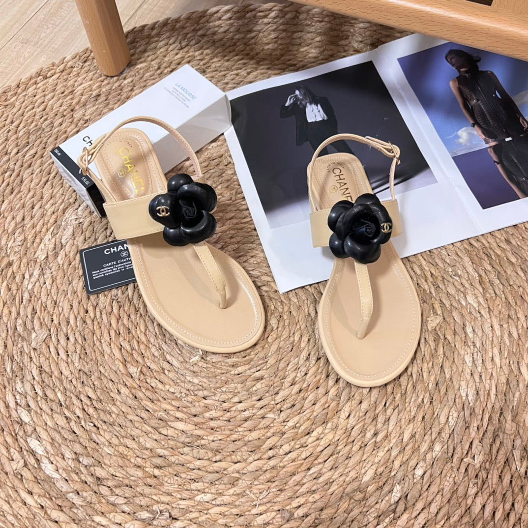 Vintage Flower Flip Flop Sandals-1 mysite