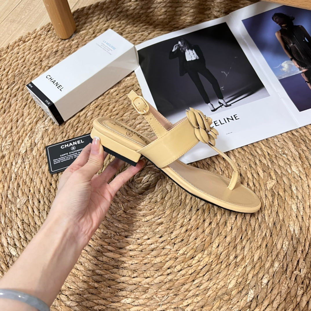 Vintage Flower Flip Flop Sandals-1 mysite