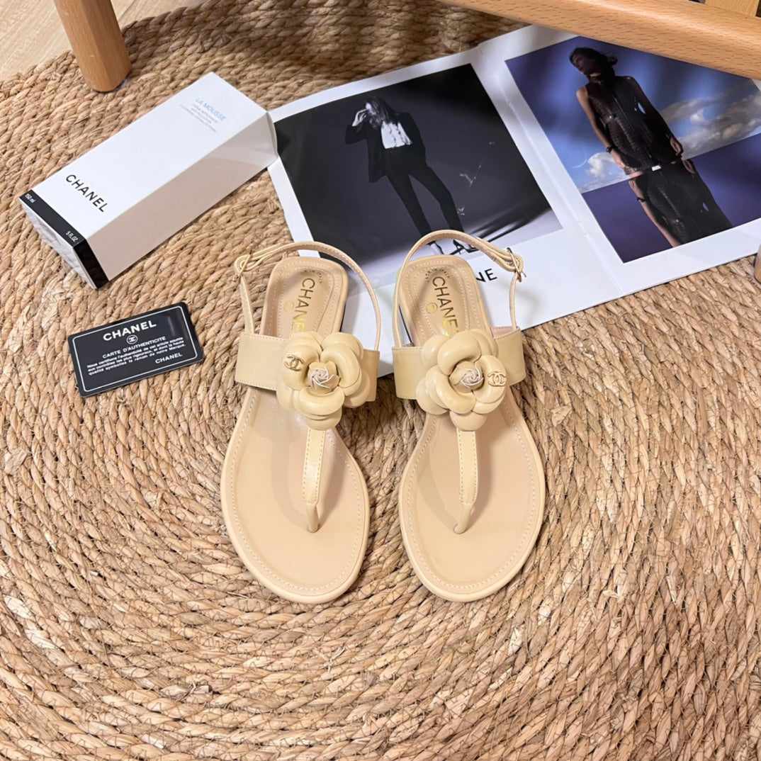 Vintage Flower Flip Flop Sandals-1 mysite