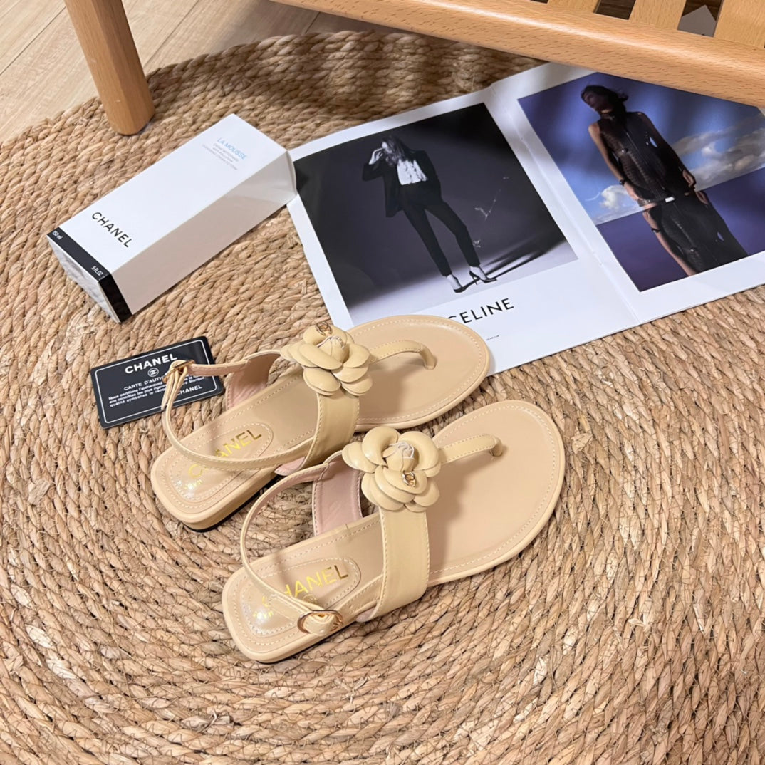 Vintage Flower Flip Flop Sandals-1 mysite