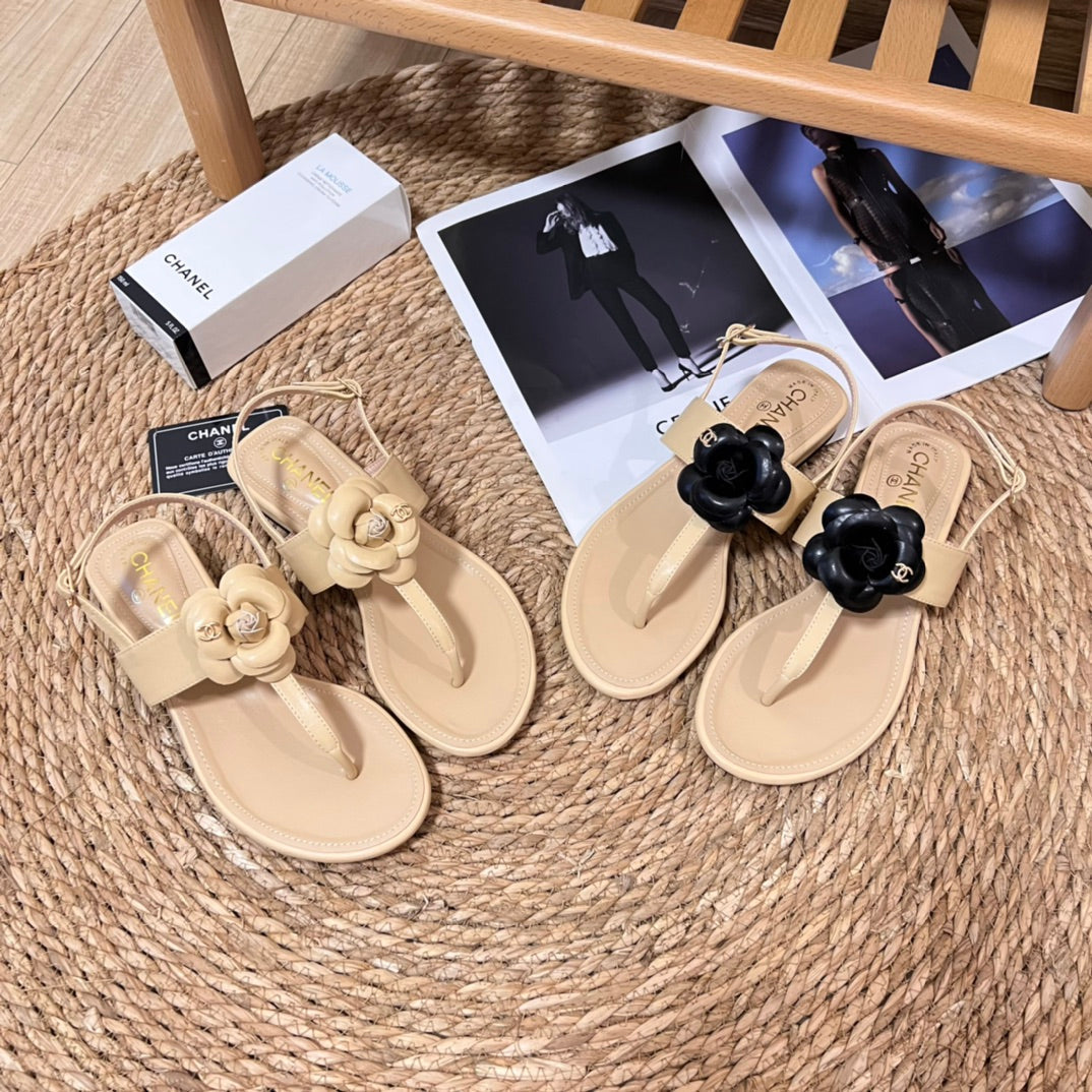 Vintage Flower Flip Flop Sandals-1 mysite